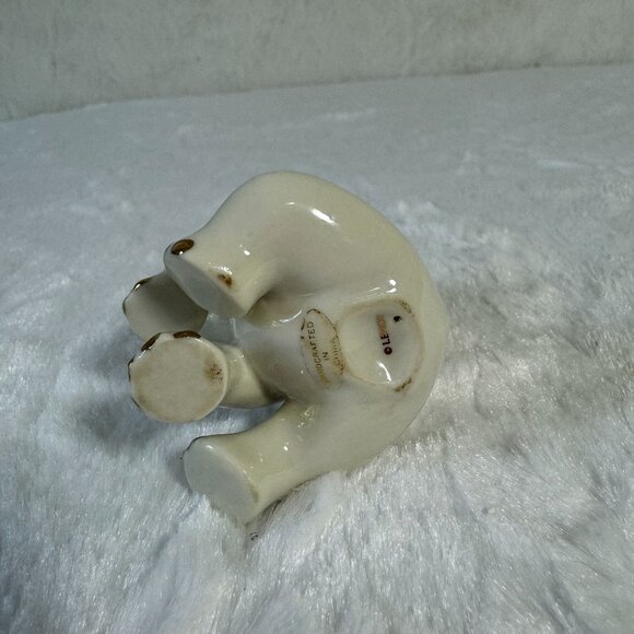 Lenox Handcrafted Porcelain Elephant Figurine With Gold Accents Trunk Up - Picture 4 of 7